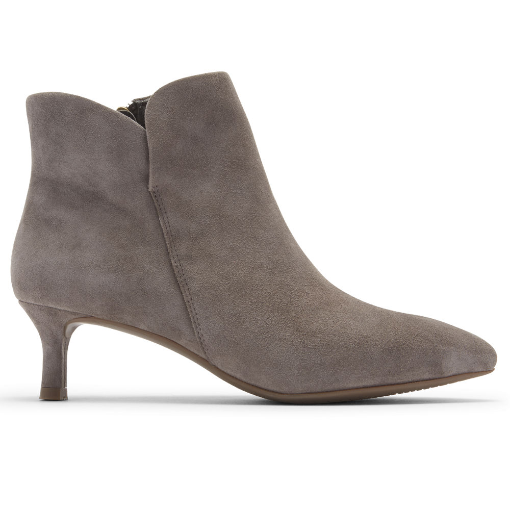 Rockport Womens Boots Grey - Total Motion Alaiya Ankle - UK 250-JOGEMD